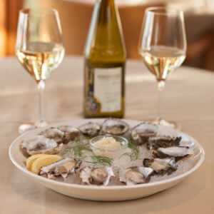 Oysters on the half shell
